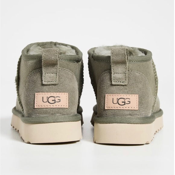 UGG womens ultra mini burnt olive green color womens size - Picture 4 of 8